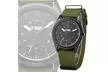 Shark Sport Watch Mens Nylon Band Quartz Wristwatch, Green SAW039 - Second Medium