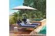 Costway 13ft Outdoor Double-Sided Table Umbrella with Optional LED Lights - Second Medium