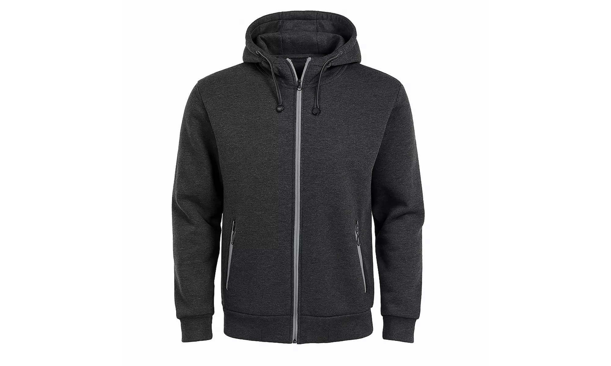 Men's Heavyweight Sherpa Fleece-Lined Full Zip Hoodie (Sizes, S to 3XL)