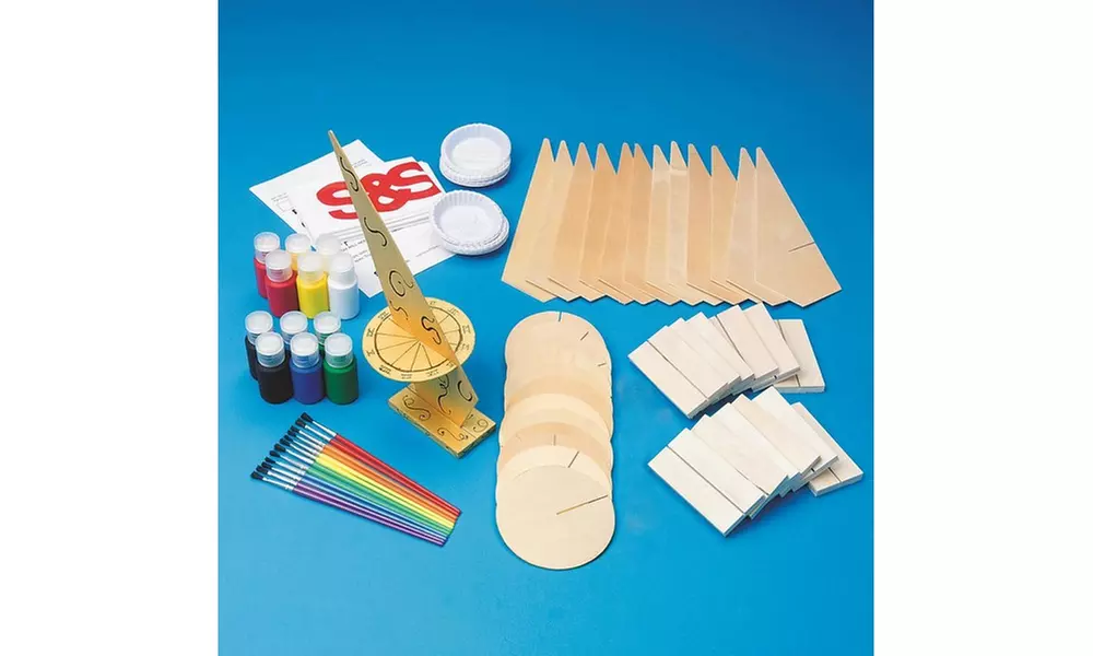 Wood Sundial Craft Kit (makes 12) - Second Medium