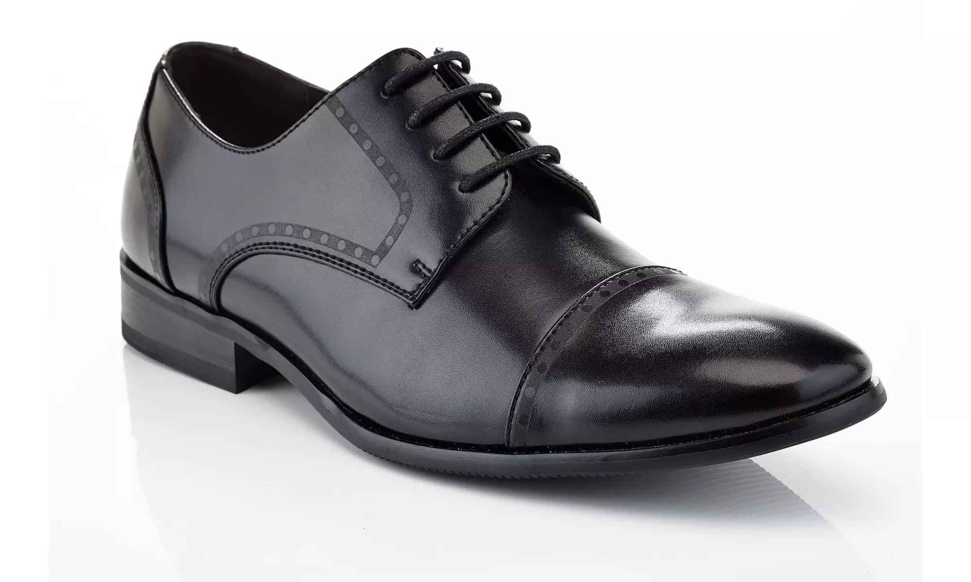 Adolfo Men's Cap-Toe Lace-Up Dress Shoes Multiple Styles