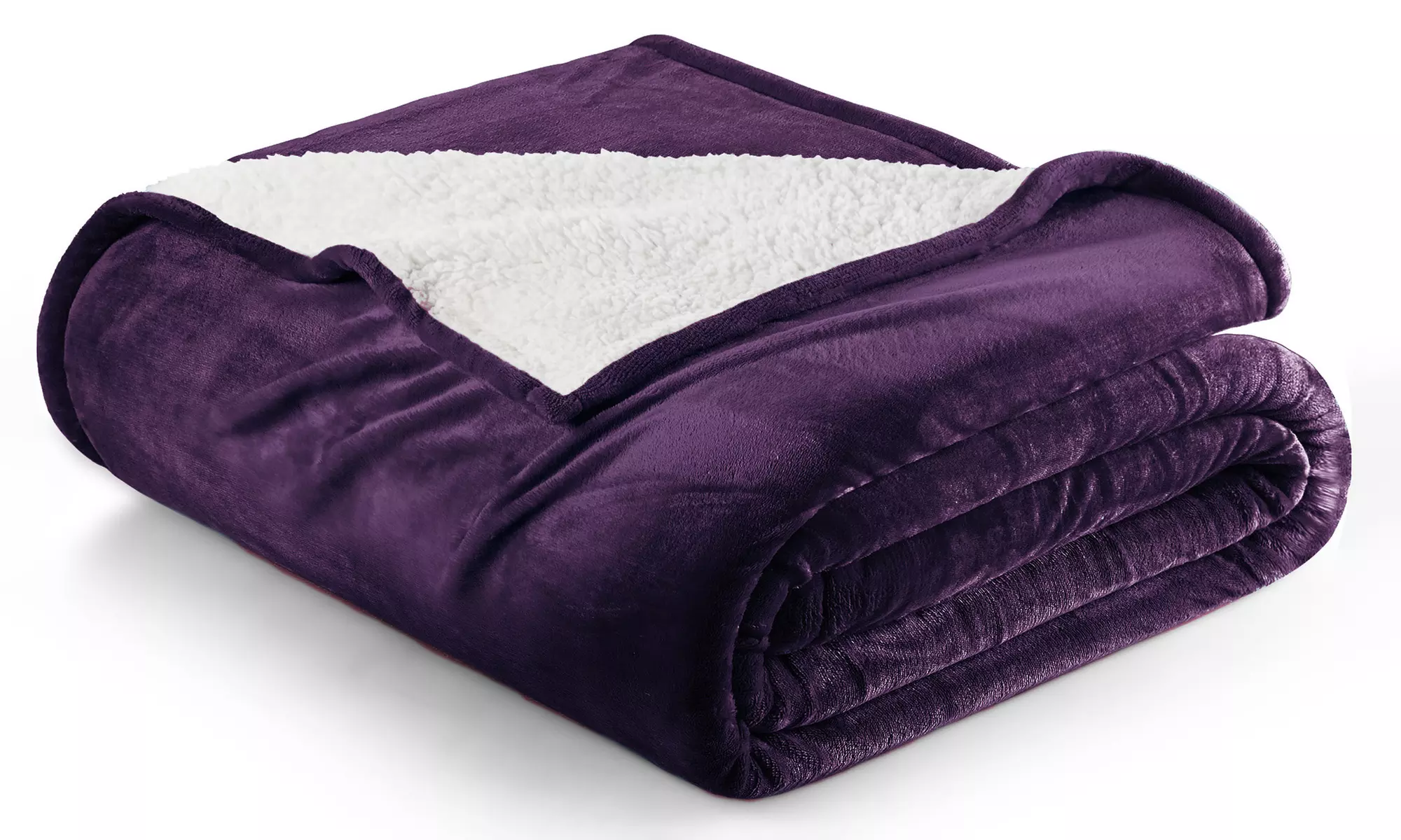 Ultra-Soft Velvet Plush Reversible Sherpa Blanket
