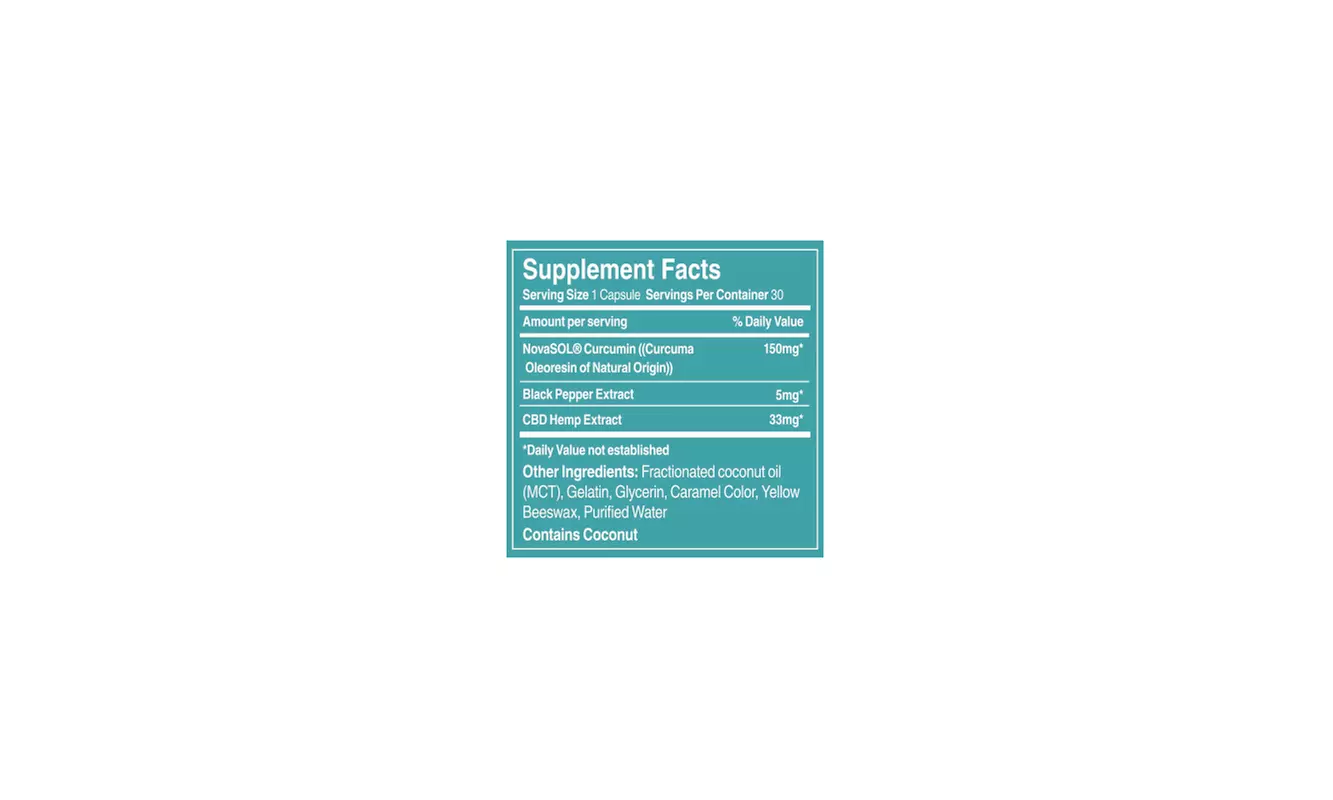 Social CBD Recover Soft Gels Capsules 30ct 1000mg Bottle - Second Medium