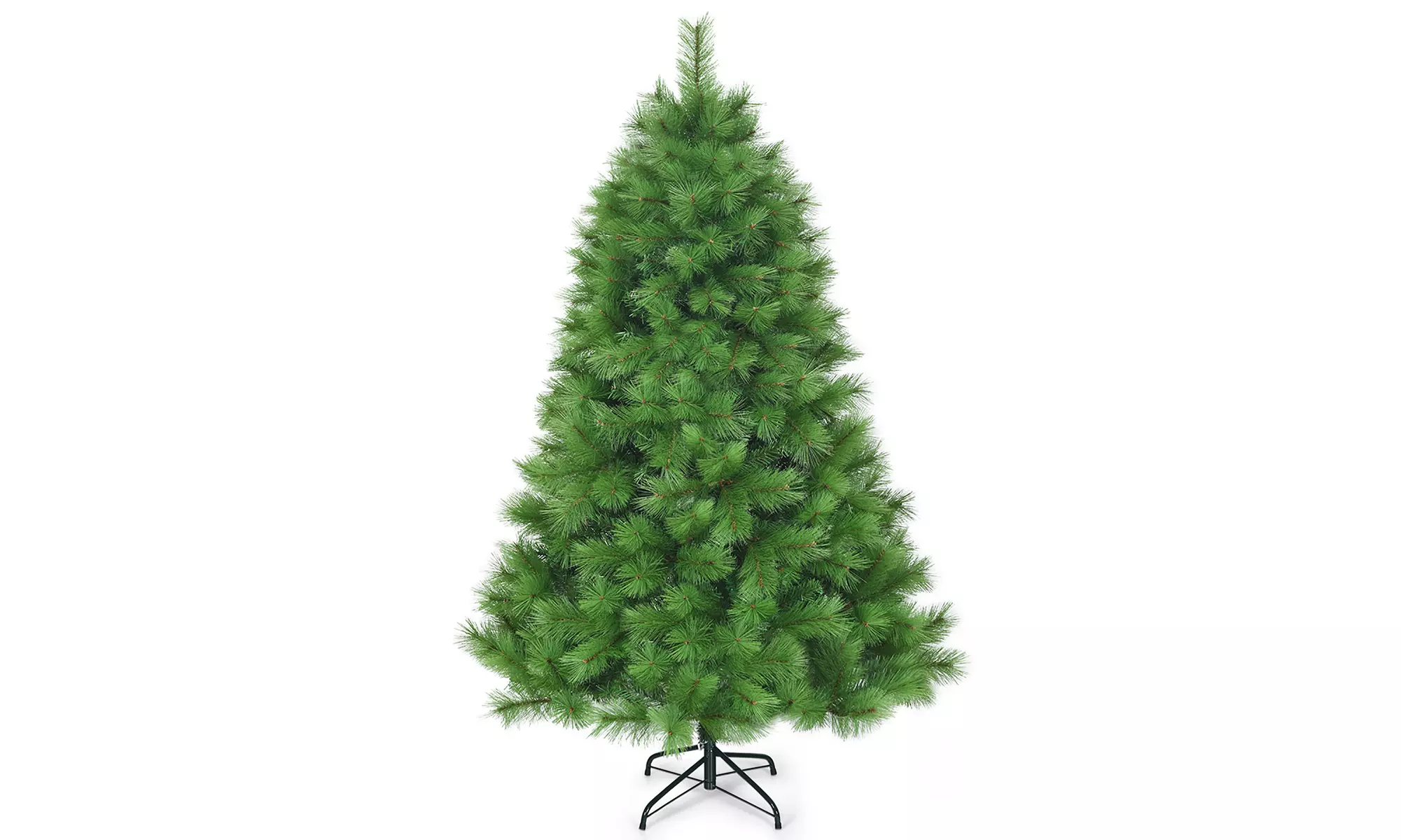 Costway 6 ft Hinged Artificial Christmas Tree Holiday Decoration - Primary Image
