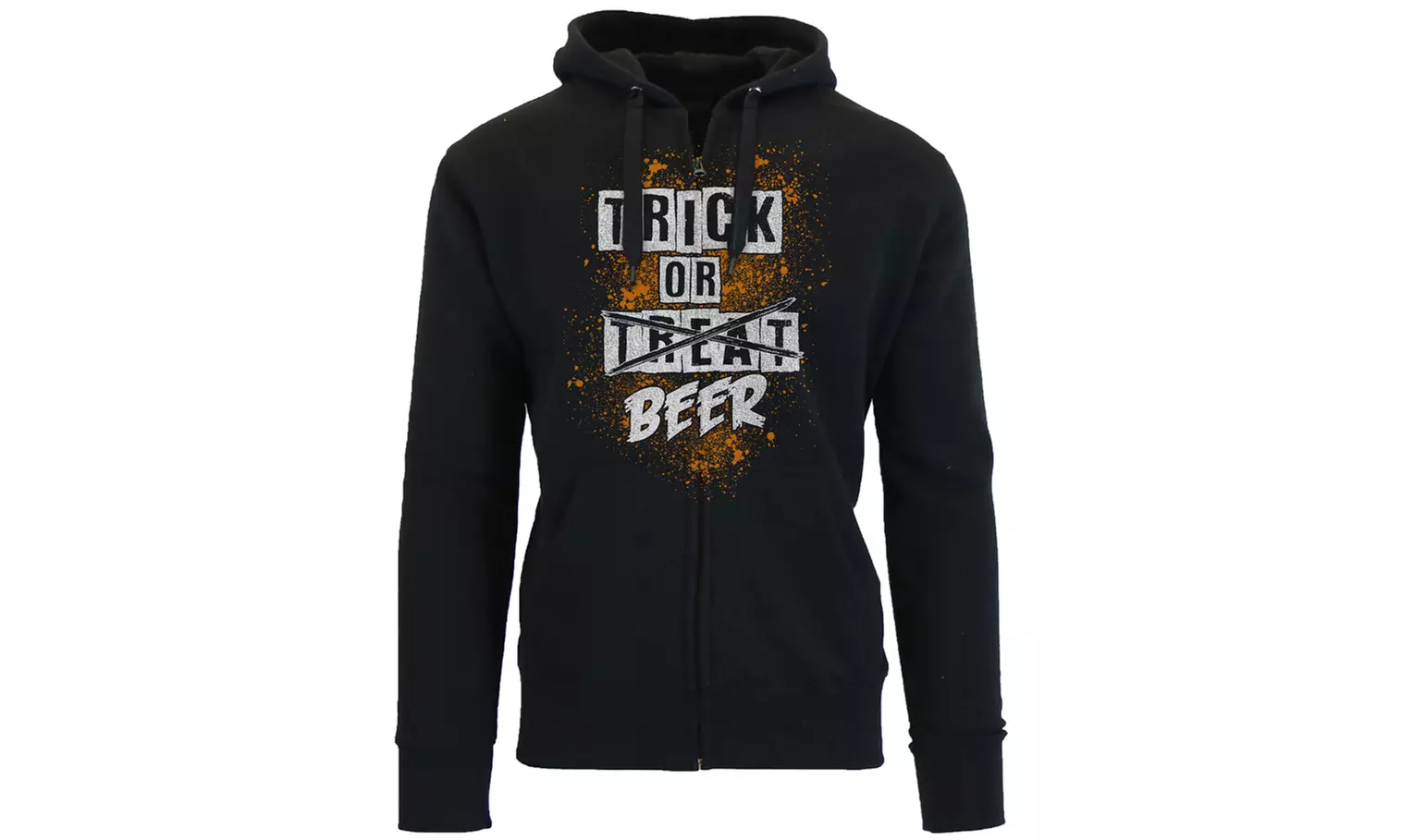 Men's Awesome Halloween Zip Up Hoodie (S-2XL)