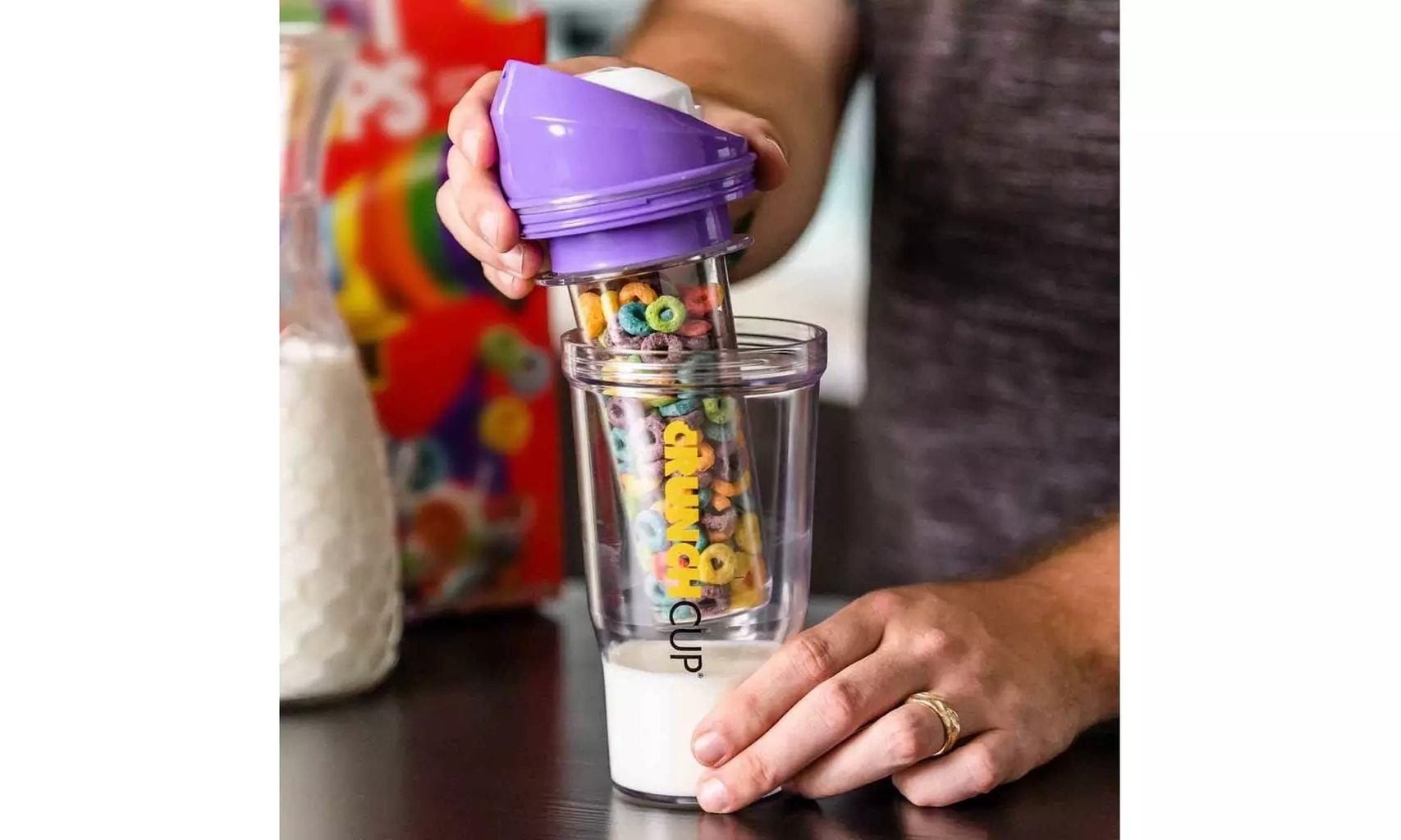 Crunchcup On The Go Cereal Tumbler- 5 Colors