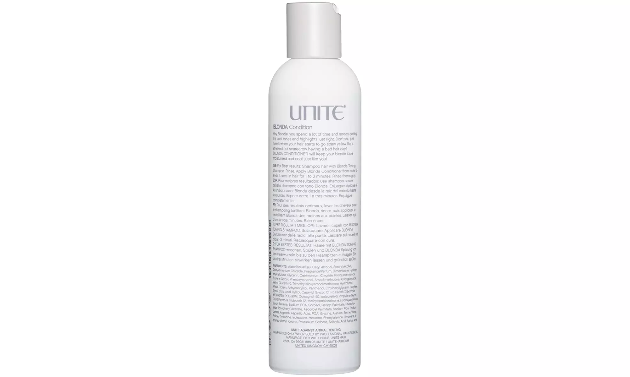Unite Blonda Toning Purple Shampoo & Blonda Daily Conditioner, 8 Fl oz  - Second Medium