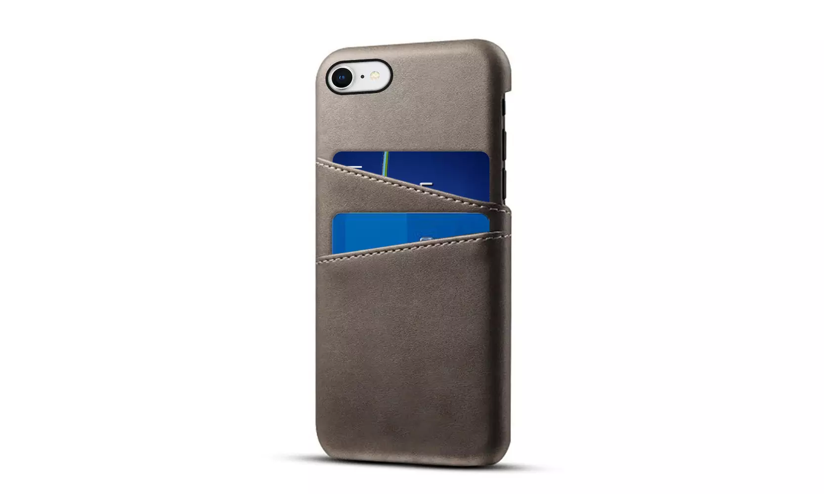 Waloo 2 Card Slot Case for iPhone 6/7/8, 6/7/8 Plus, X/XS, XR, & XS Max