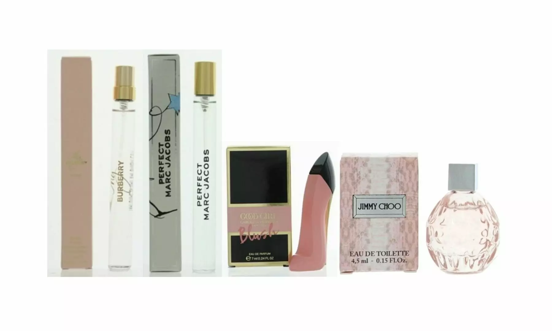 Variety of MINI Travel Size Fragrances for Women