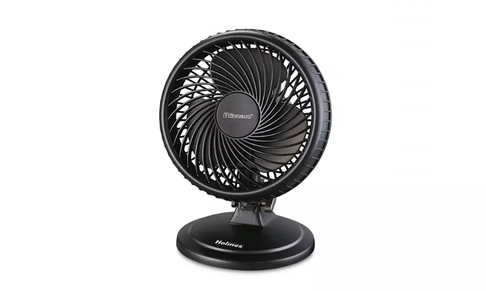 Holmes 8-Inch Fan, Lil Blizzard Oscillating Table Fan, Black  - Second Medium