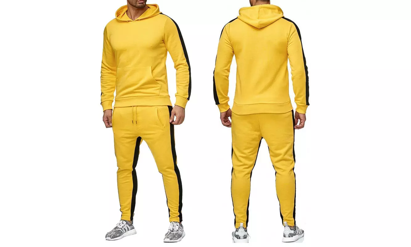 Men Tracksuits Sweatsuits Hoodies  Jogging Suits Workout Casual Sports suits - Second Medium