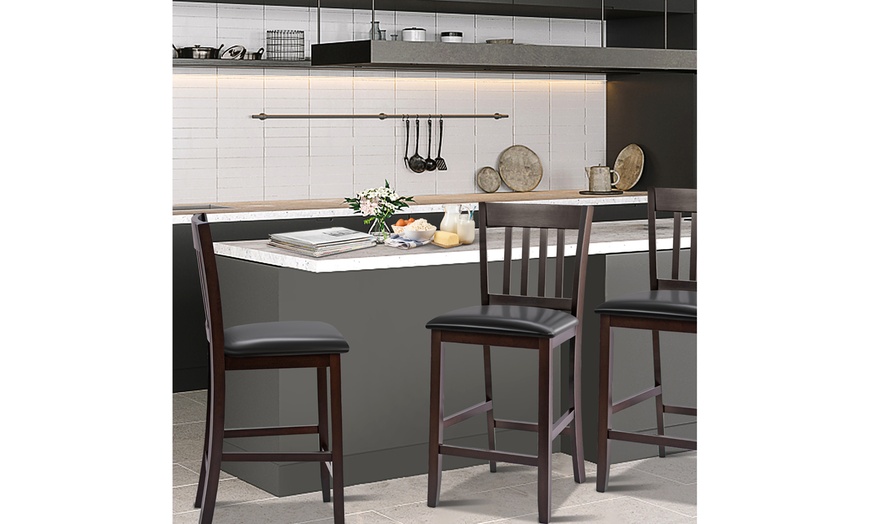 Up To 63% Off On Costway Set Of 4 Bar Stools C... | Groupon Goods