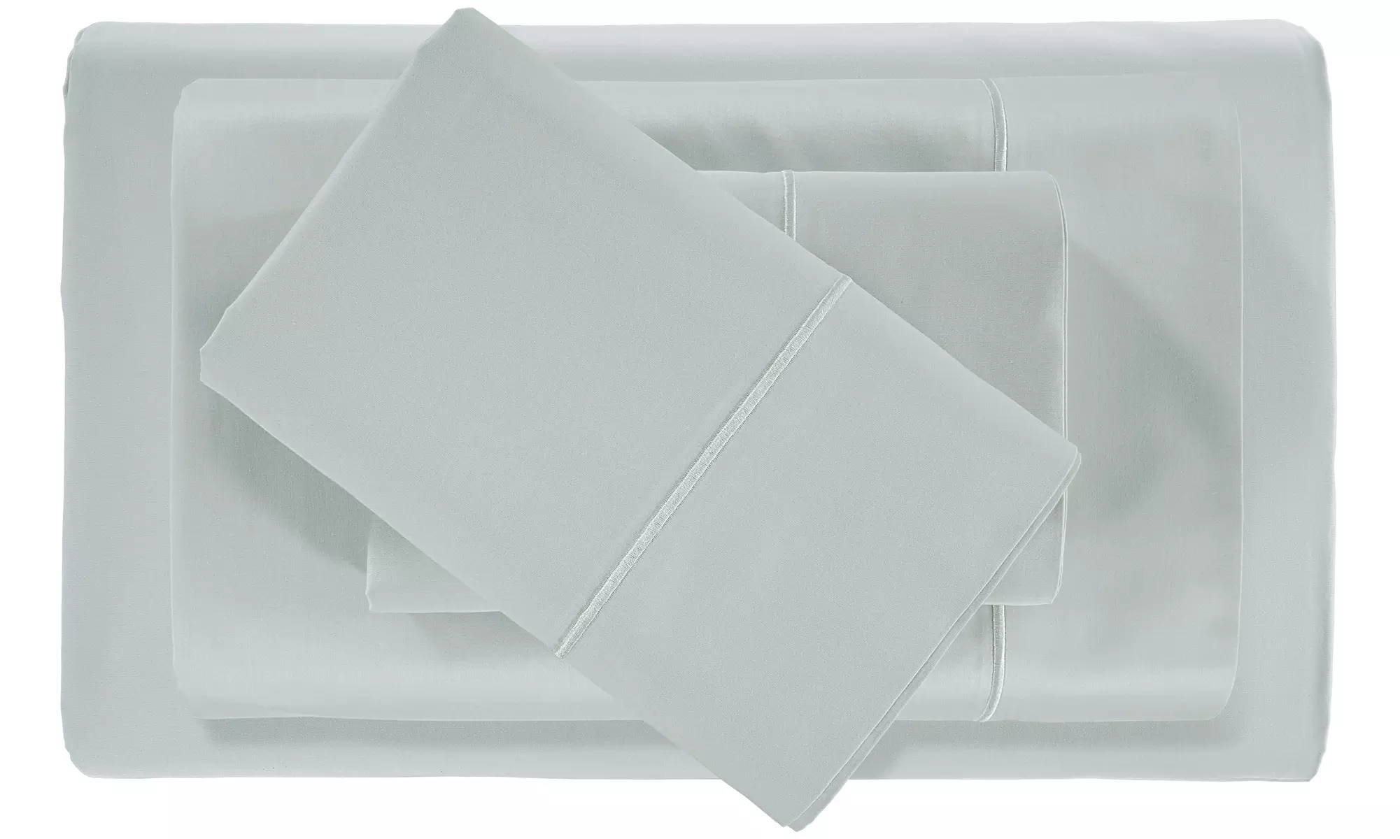 100% Egyptian Cotton 800 Thread-Count Baratta Hem Sheet Set - Primary Image