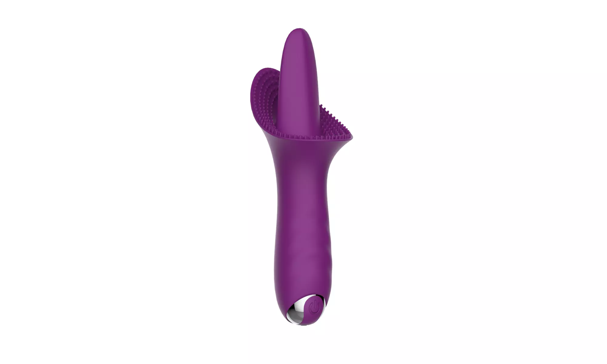 Tongue Clitoral Vibrator Nipple Oral 10 Modes Whisper Quiet Soft Massager - Primary Image