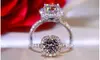 Sterling Silver 925 Cushion Cut Cubic Zirconia 3.5CT CZ Band Ring