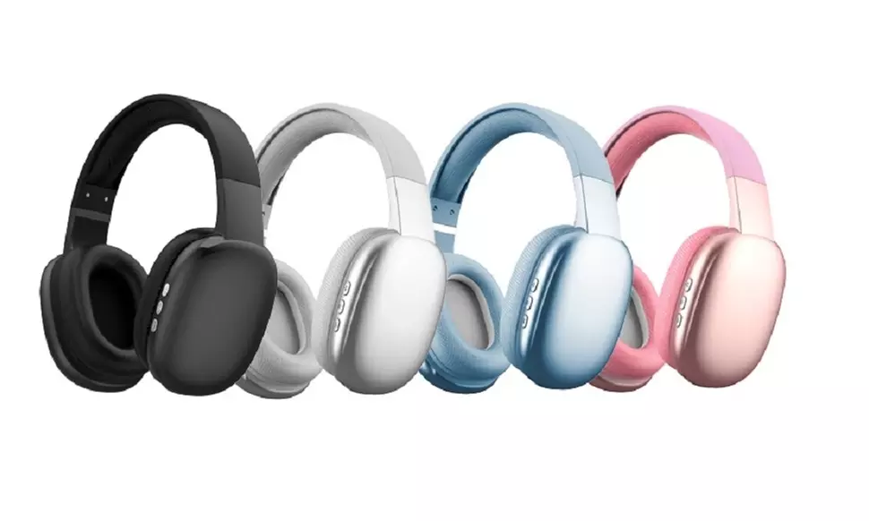 GabbaGoods Platinum Vibe Premium Over Ear Bluetooth Headphones - Primary Image