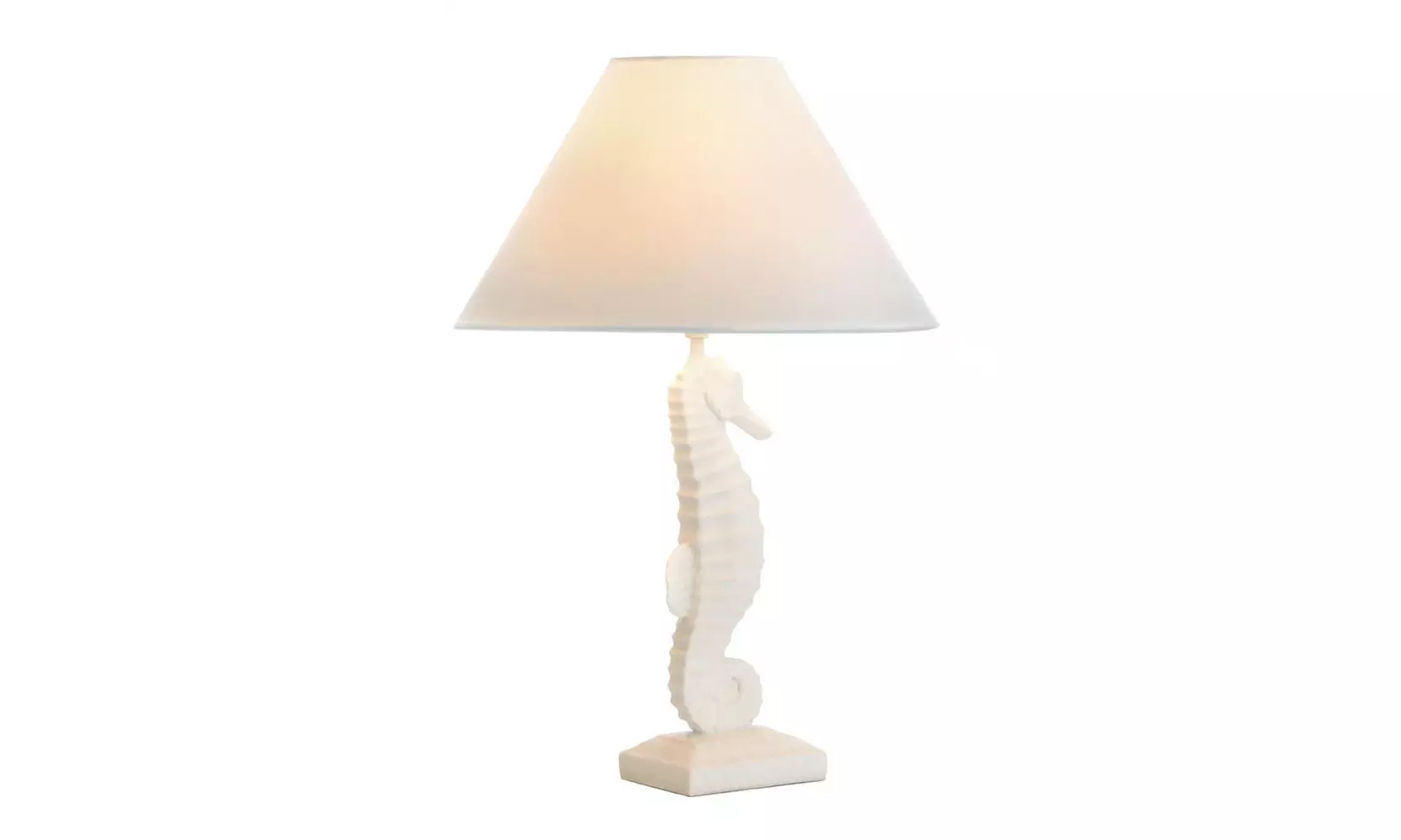 White Seahorse Table Lamp - Primary Image