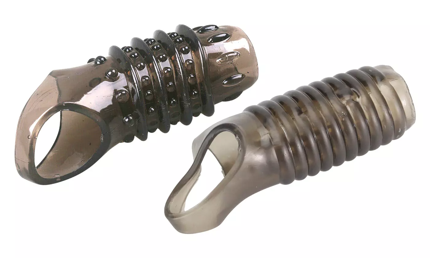 2 Type Cal Exotics Stimulation Textured Penis Enhancer