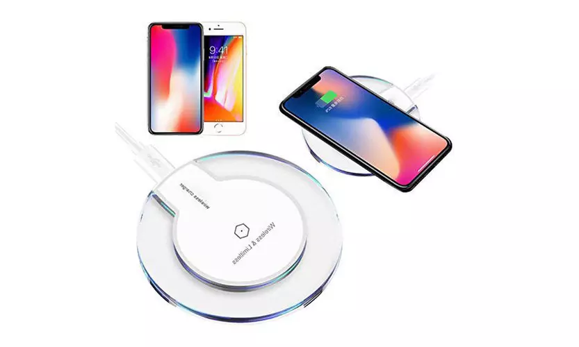 Qi Wireless Charger Pad Charging Dock for iPhone X iPhone 8 Galaxy Note 8  - Primary Image