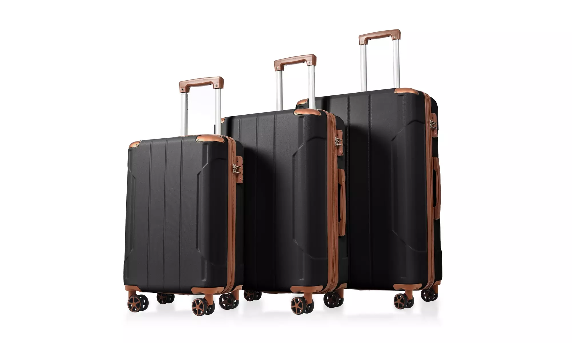 3-Piece Speskiste  Expandable Luggage Set with Spinner Wheels (20/24/28)