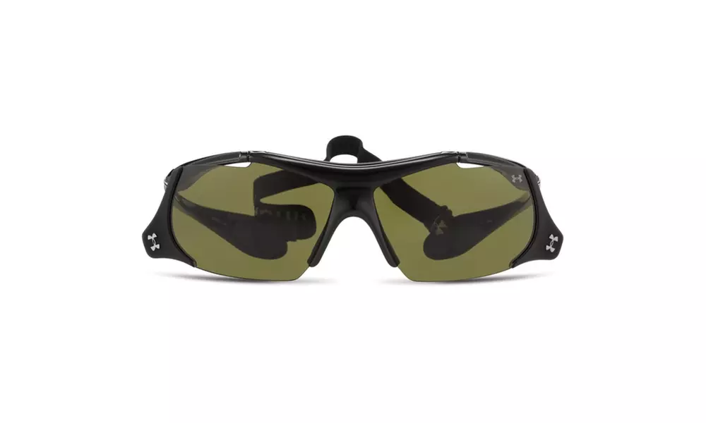 Under Armour Thief Flip-Up Sunglasses Shiny Black/Game Day - Primary Image