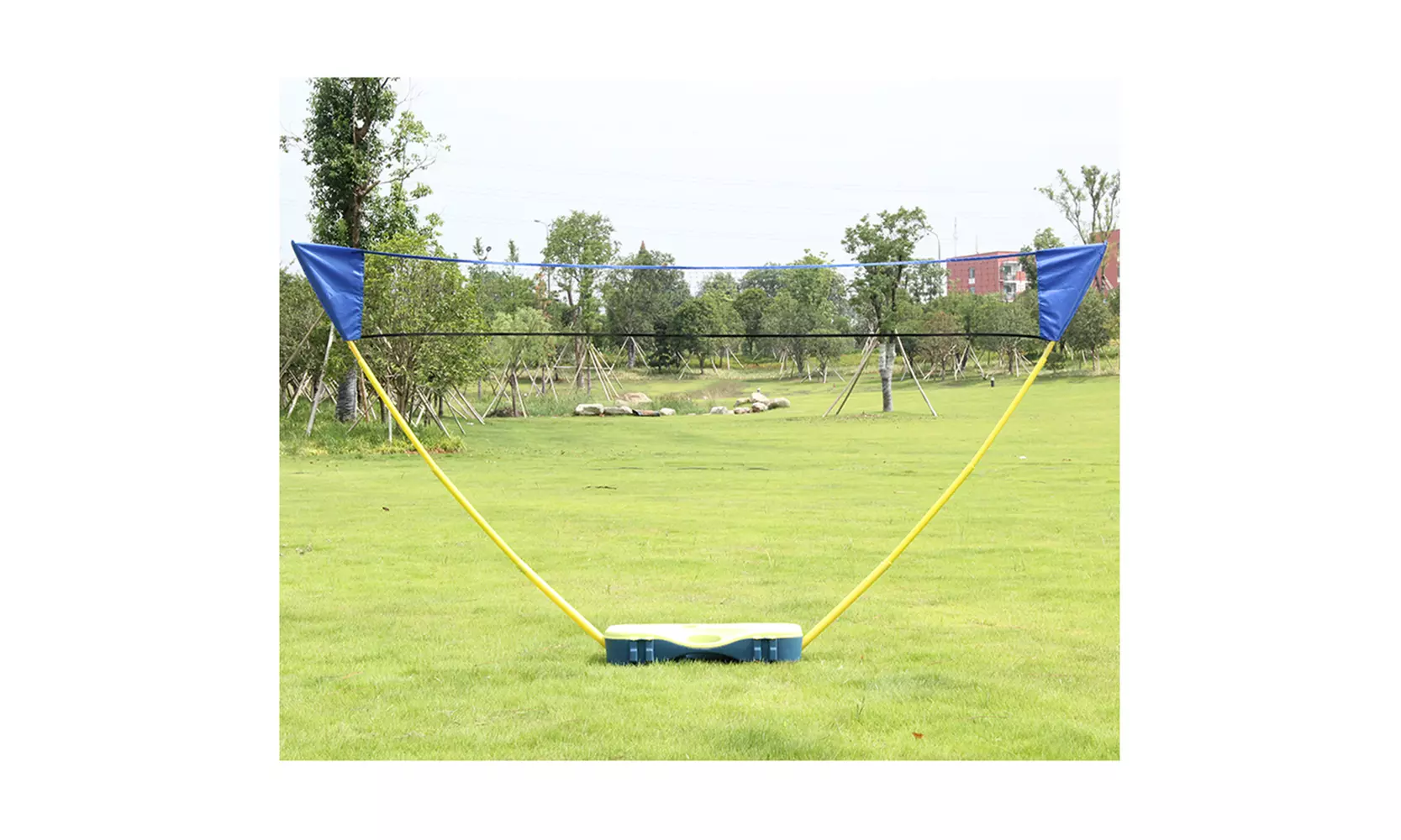 Badminton Set, Portable Volleyball Kit Recreation Game Equipment - Primary Image