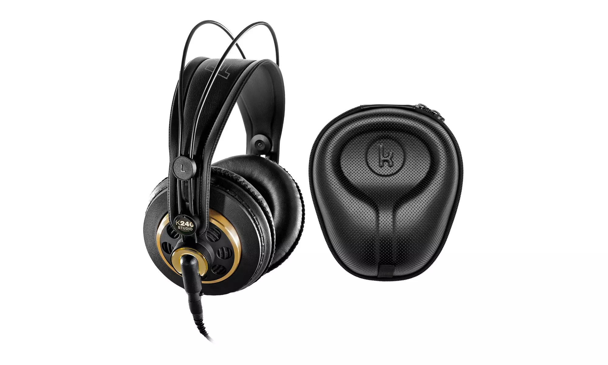 AKG K 240 Studio Professional Semi-Open Stereo Headphones with Headphone Case - Primary Image