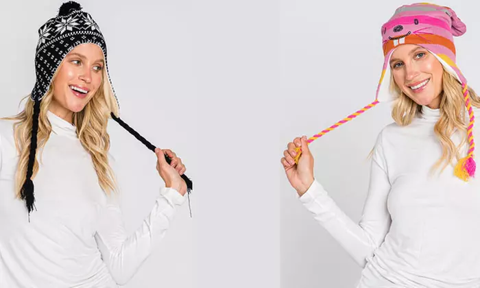 Women's Earflap Beanie - Primary Image