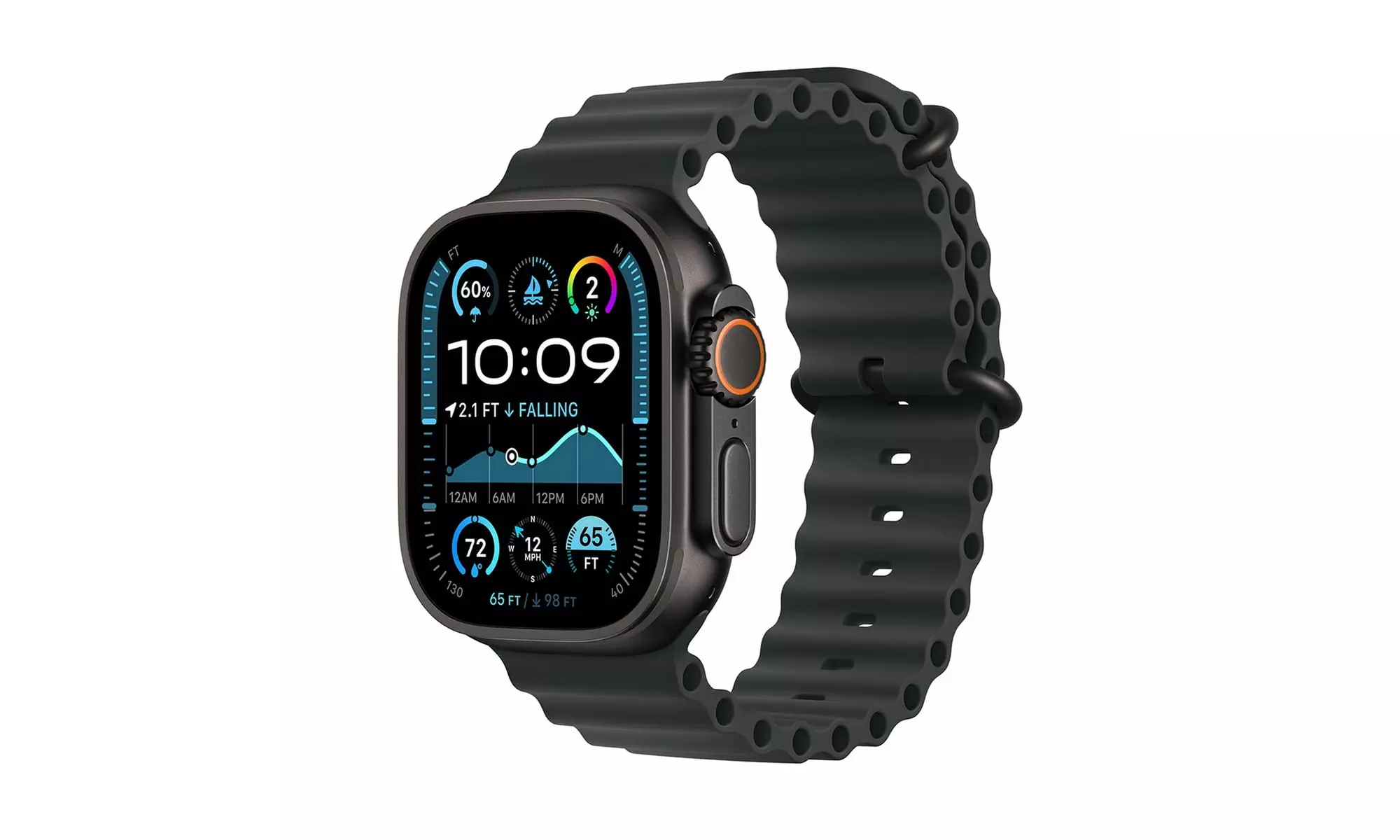 Apple Watch Ultra 2 [Refurbished] 49mm GPS + Cellular - Black Titanium