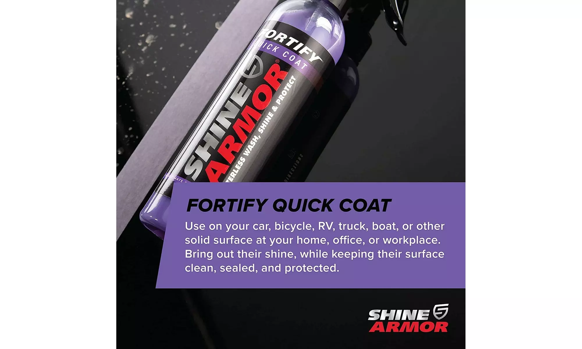3-Pack Shine Armor Car Wax Spray/ Ceramic Coating for Cars 16fl oz