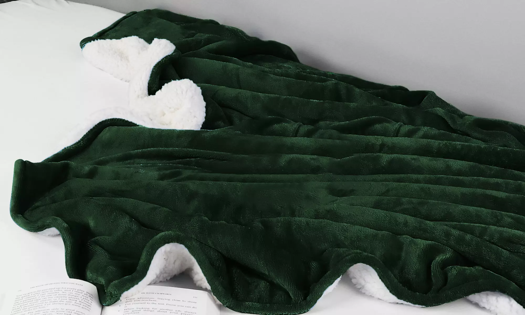 Ultra-Soft Velvet Plush Reversible Sherpa Blanket