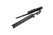Glarry Handy Portable Adjustable Folding Music Stand with Bag Black - Second Medium