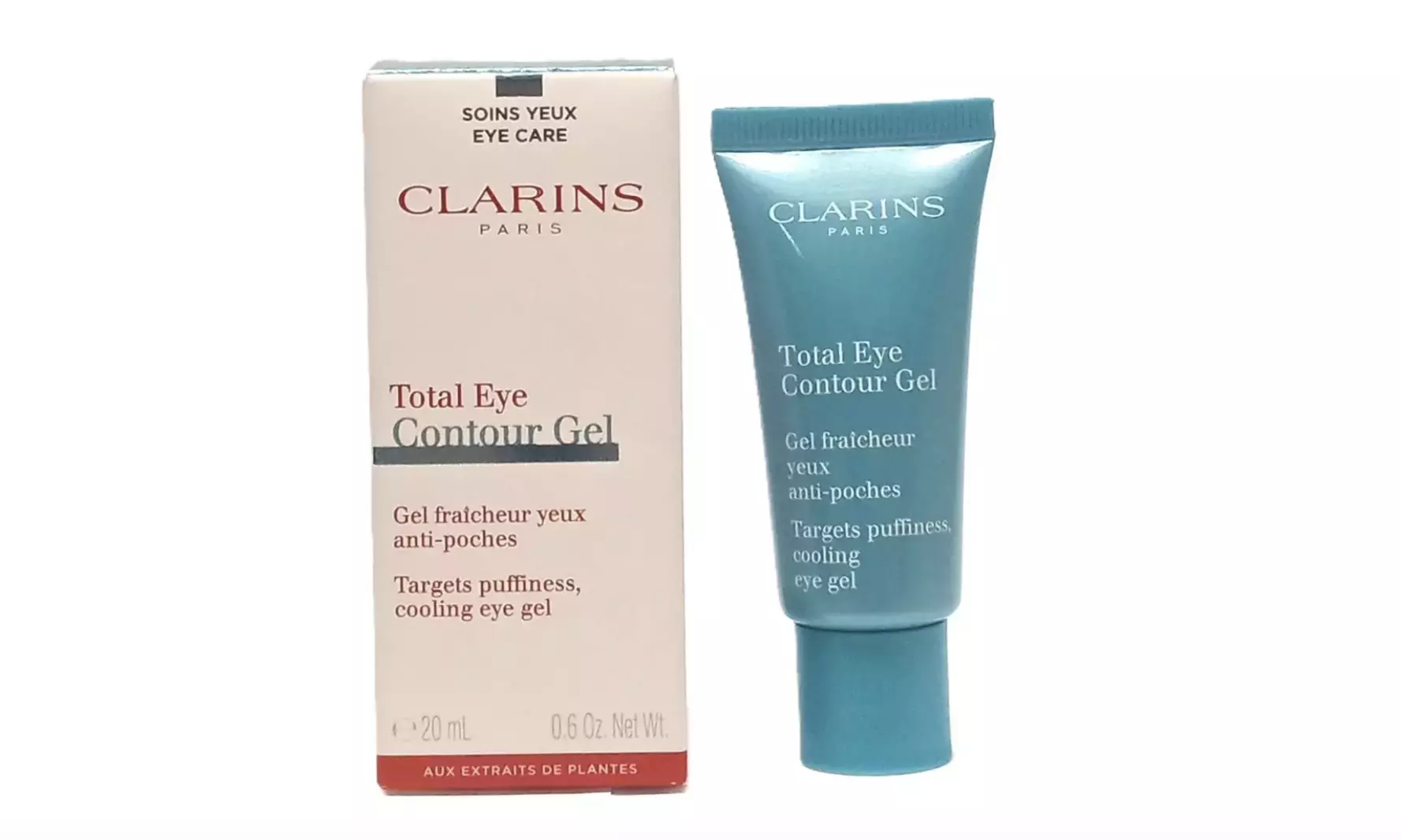 Clarins Total Eye Contour Gel Cooling Gel for Hydrating and Depuffing