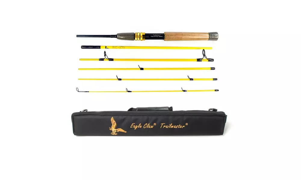 Eagle Claw Trailmaster Spin/Fly Rod 6 Piece 7ft Med/Light - Primary Image