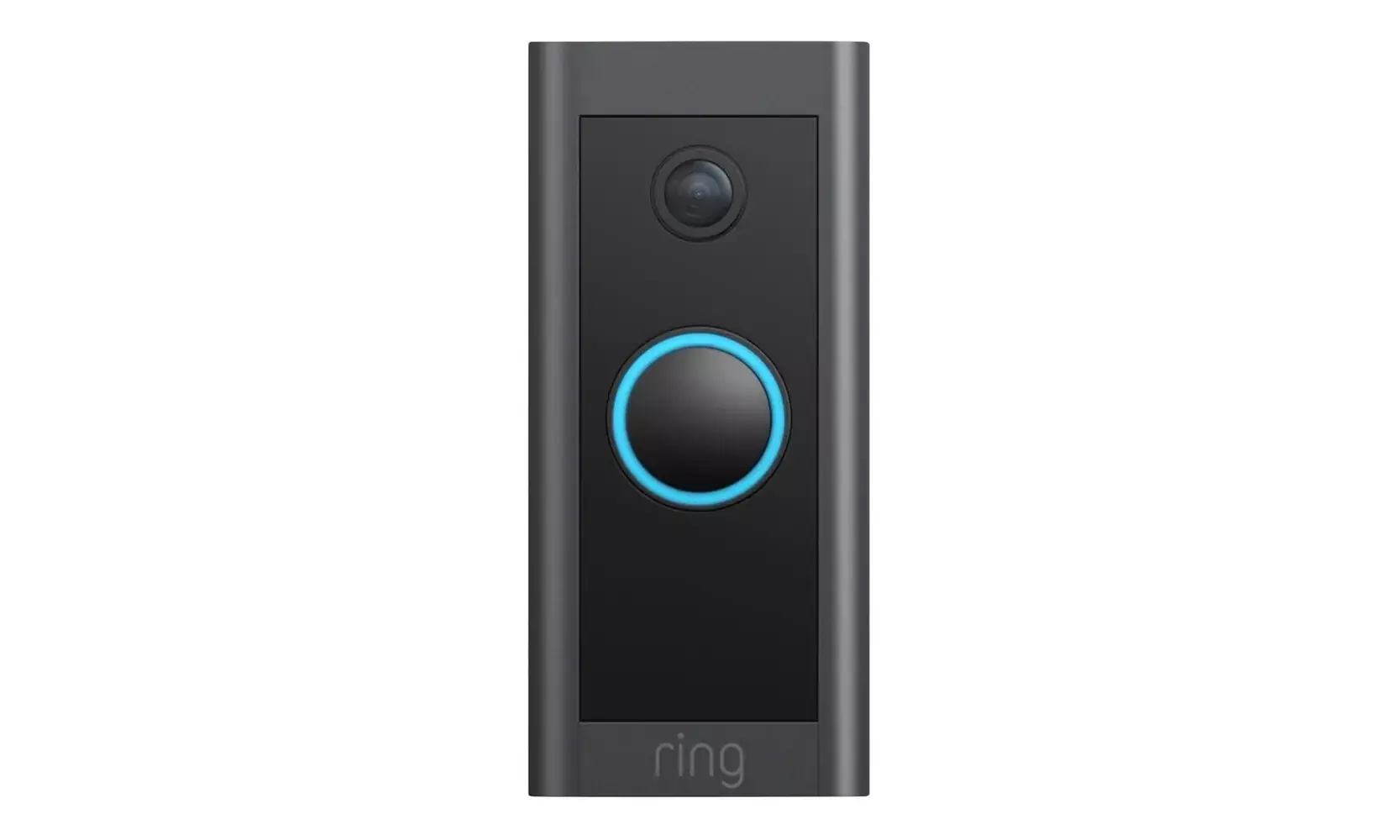 Ring Wired Wi-Fi Video Doorbell - Black - Primary Image