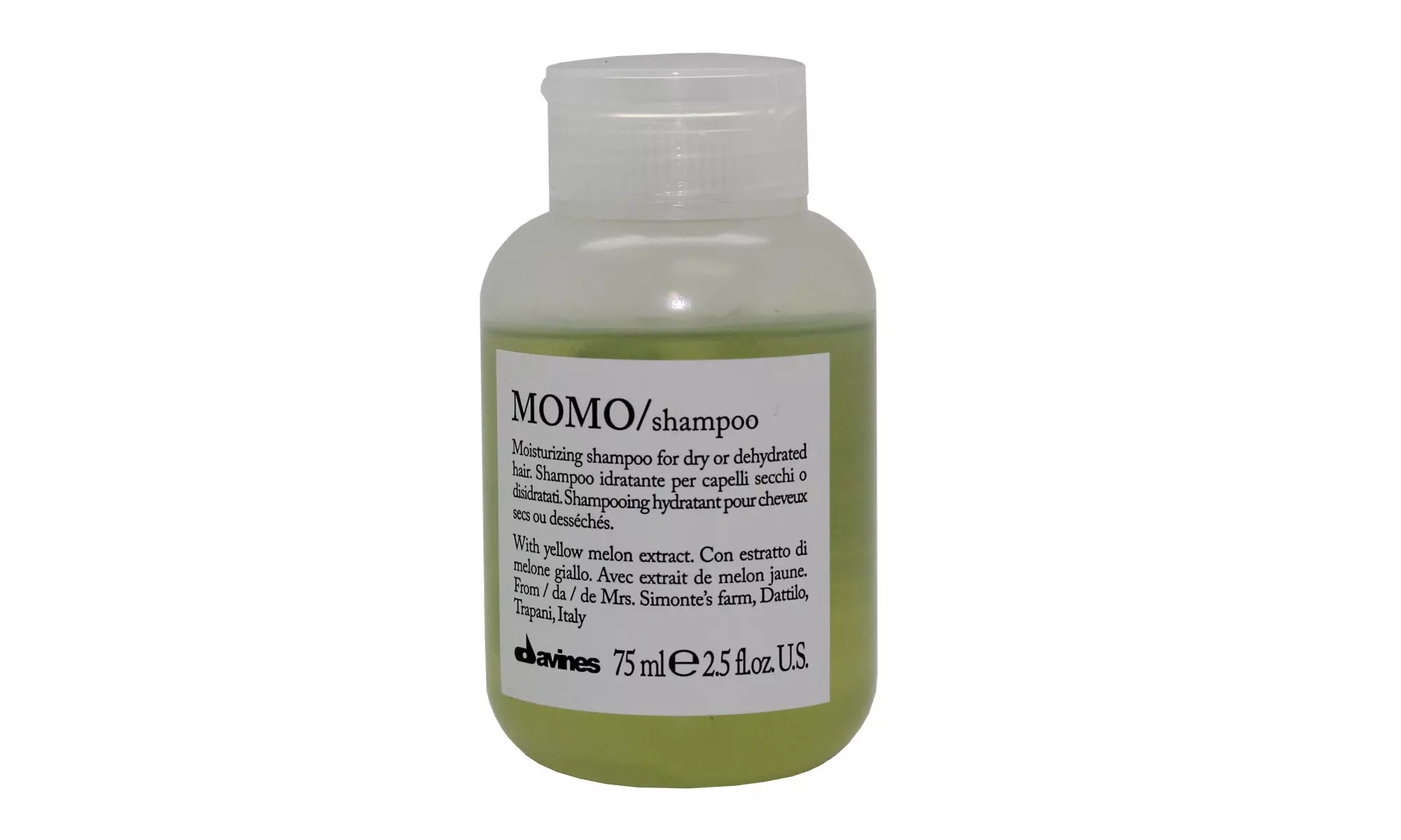 Davines Momo Moisturizing Shampoo 75 Ml - Primary Image