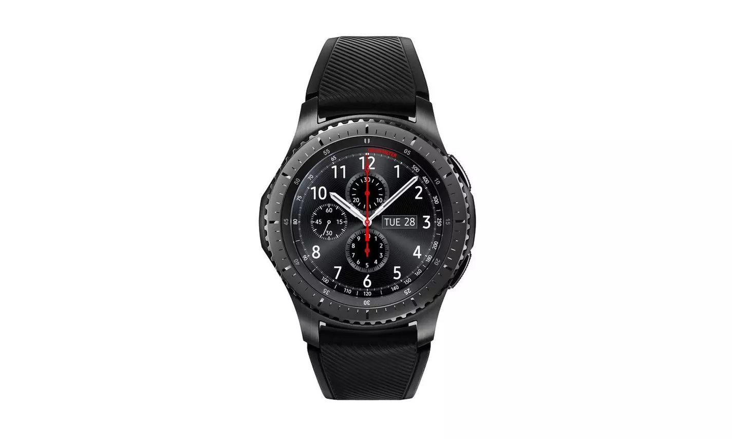Samsung Gear S3 frontier Smartwatch (Large Band, Dark Gray) - Primary Image