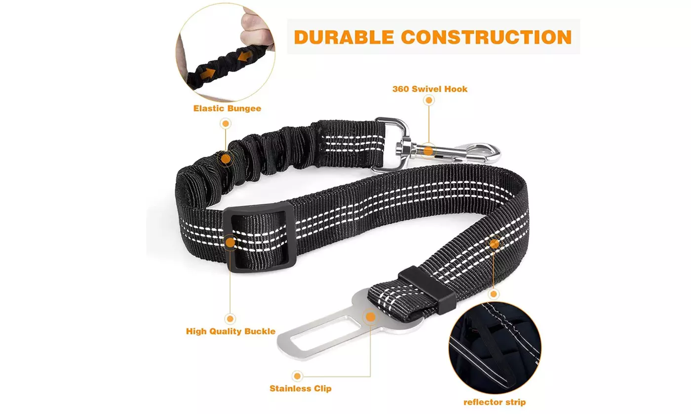 Heavy Duty Dog Safety Car Seat Belts