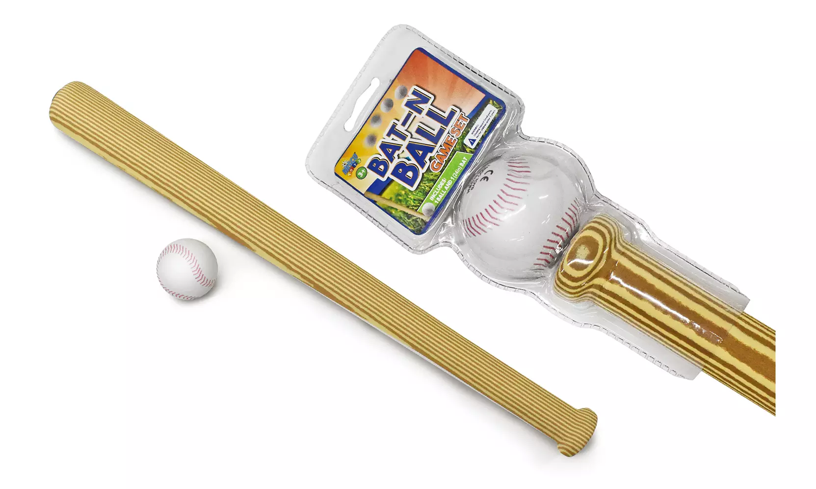 2-Pack Foam Bat-n-Ball Baseball Game Set - Primary Image