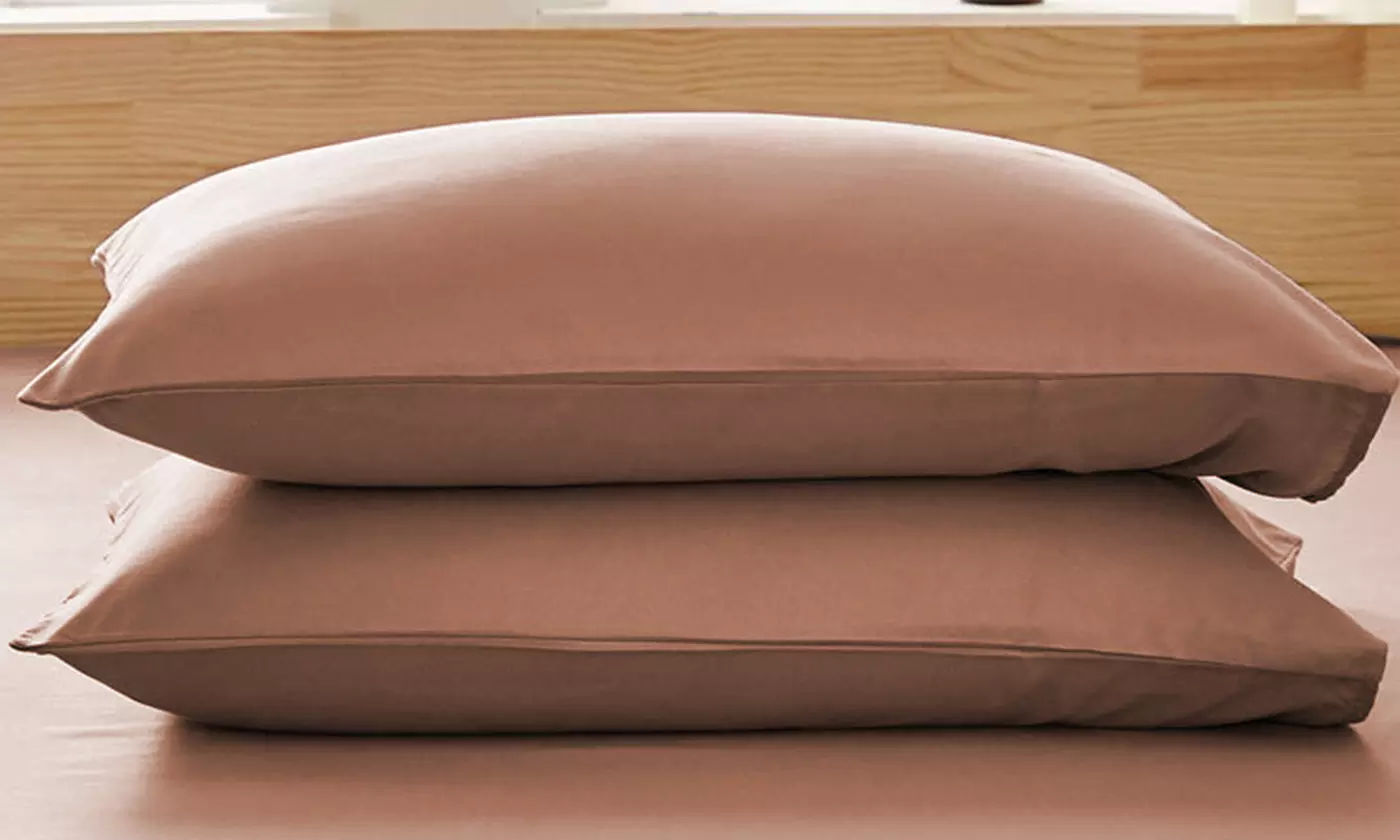 2 Pcs Ultra Soft Microfiber Pillowcases Set Standard or King Size