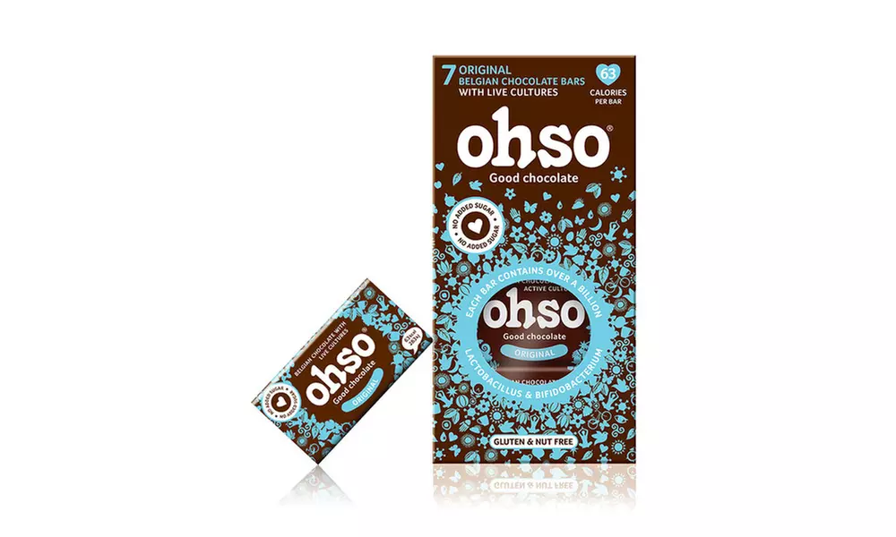 Solgar OHSO Original Probiotic Chocolate Bar - Primary Image