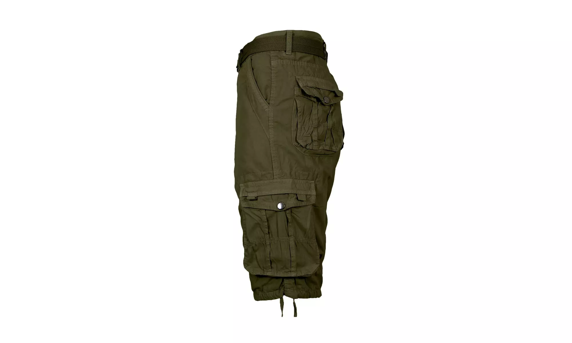 Men's Distressed Cotton Cargo Belted Shorts (Sizes, 30-42)