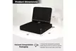 Costway 2-Pack 24" x 24" Deep Seat Cushion & Back Pillow with Removable Covers - Second Medium