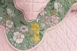 Floral Printed Scalloped Cotton Quilt & Pillow Sham Set - Second Medium