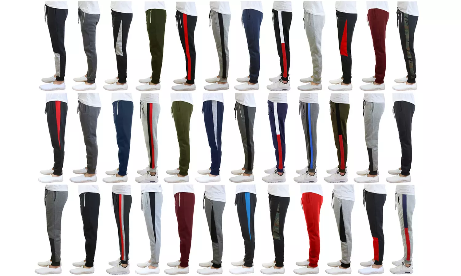 Men's Fleece Slim-Fit Jogger Sweatpants Mystery Deal