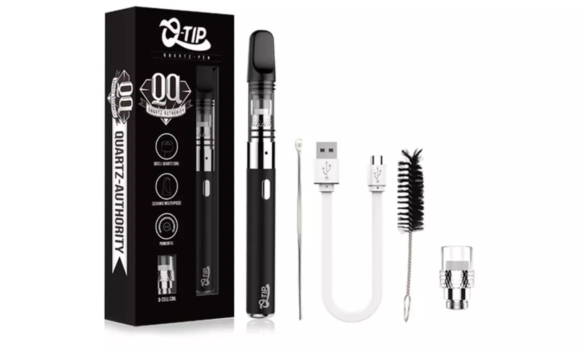 Quatrz Authority Q-Tip Quartz Wax Vape Pen Alternative Vaporizer - Primary Image