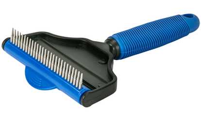 2-in-1Pet Deshedding Tool and Undercoat Rake