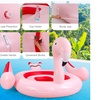 Image 6: 6-Person Inflatable Island Party Floating Flamingo with Electric Pump