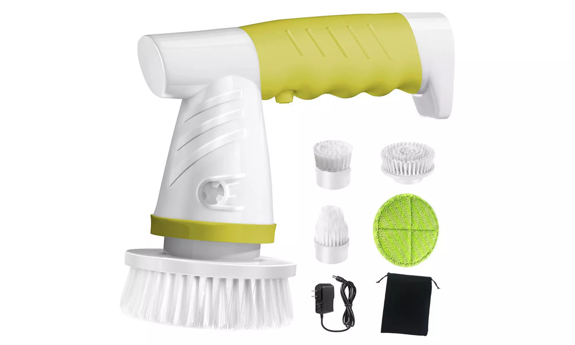 Zummy Handheld Electric Scrubber Bathtub Brush Kitchen Bathroom Toilet Tub 
