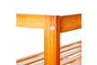 5-Tier Simple Wooden Shoe Rack with 6 Pair Shoe Form Wood Color - Second Medium
